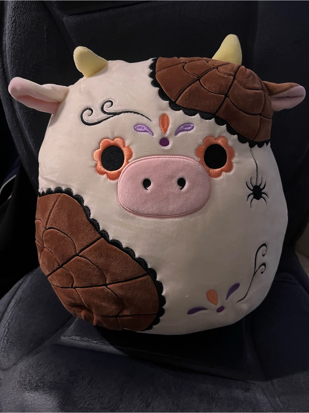 Ronnie The Cow Day Of The Dead Original Squishmallows NWOT